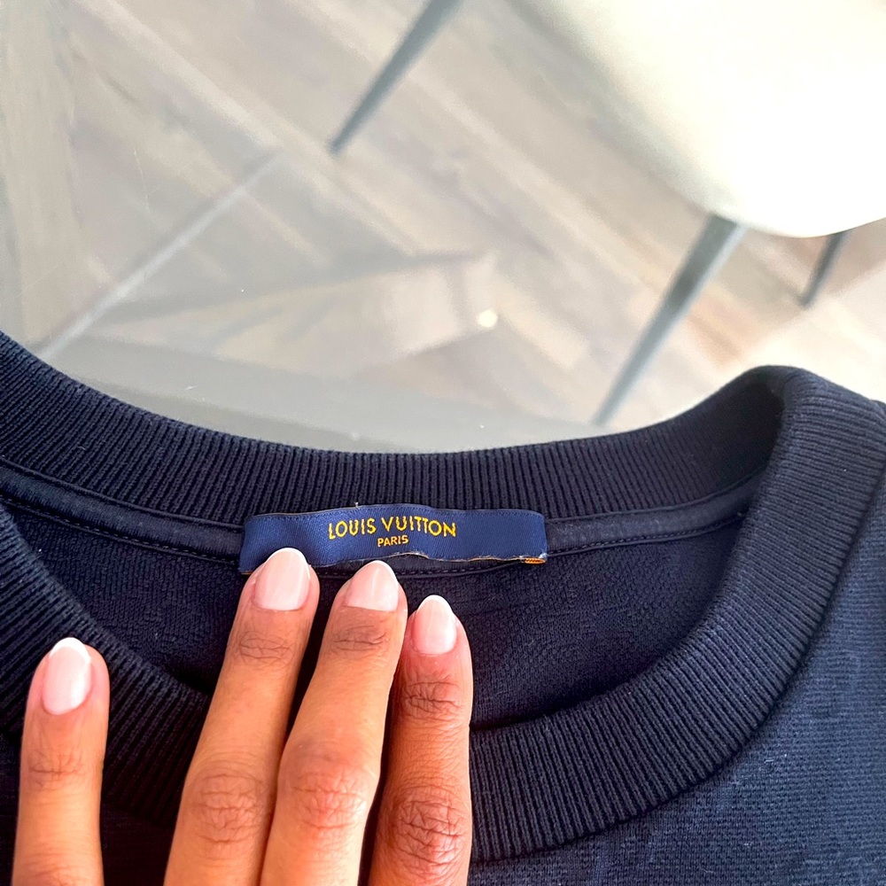 Louis Vuitton signature 3d pocket monogram t-shirt dark night blue size M